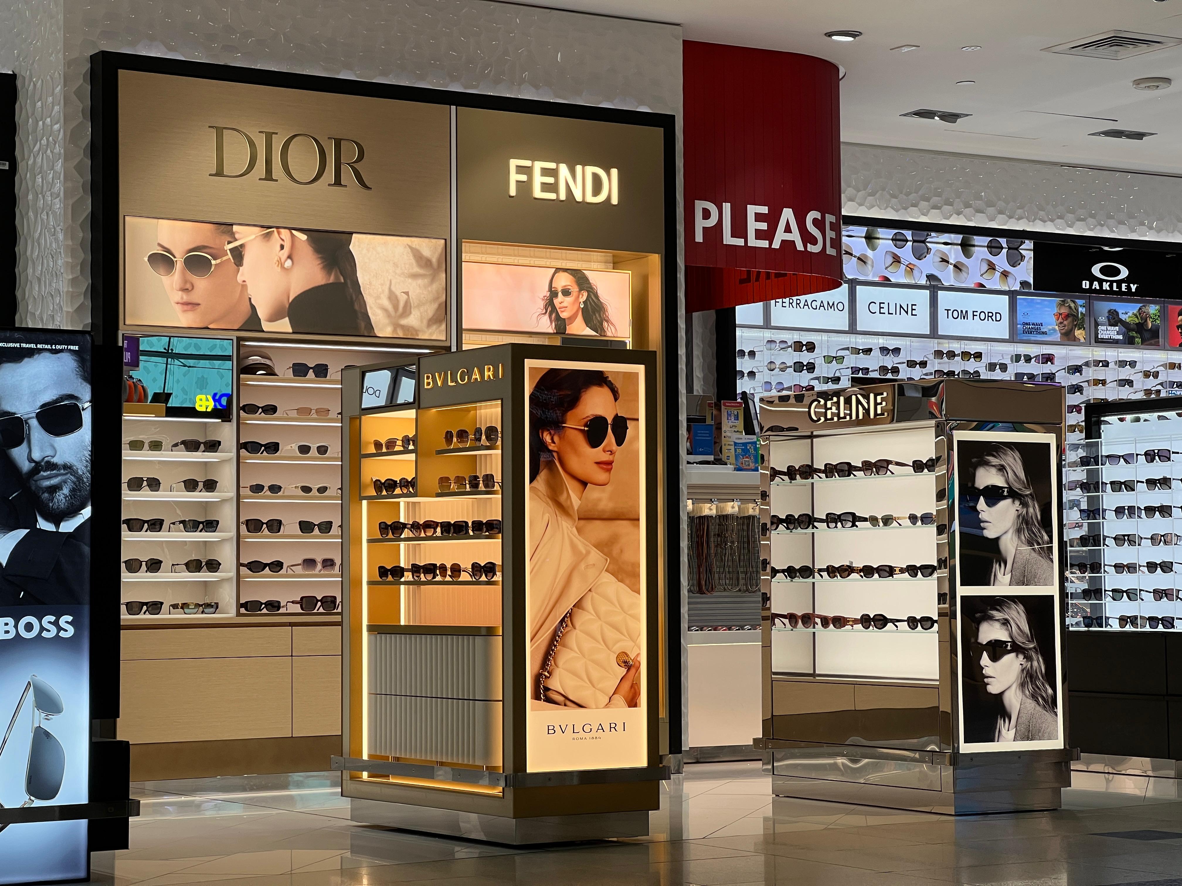 DIOR FENDI CELINE BVLGARI - Dubai Airport